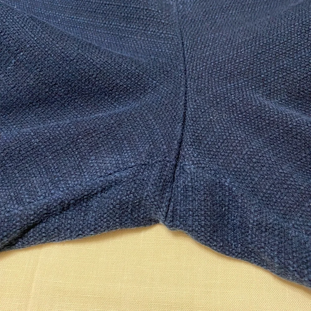 J. Crew Woman’s Blue Textured Crop Pants, Size 14.